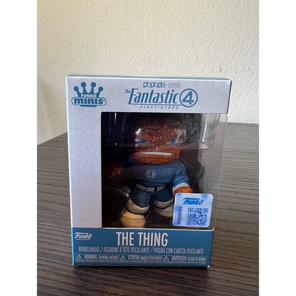 MINI The Thing Fantastic Four First Steps Funko Bobbleheads Movies Disney F4 Ben - Picture 1 of 2